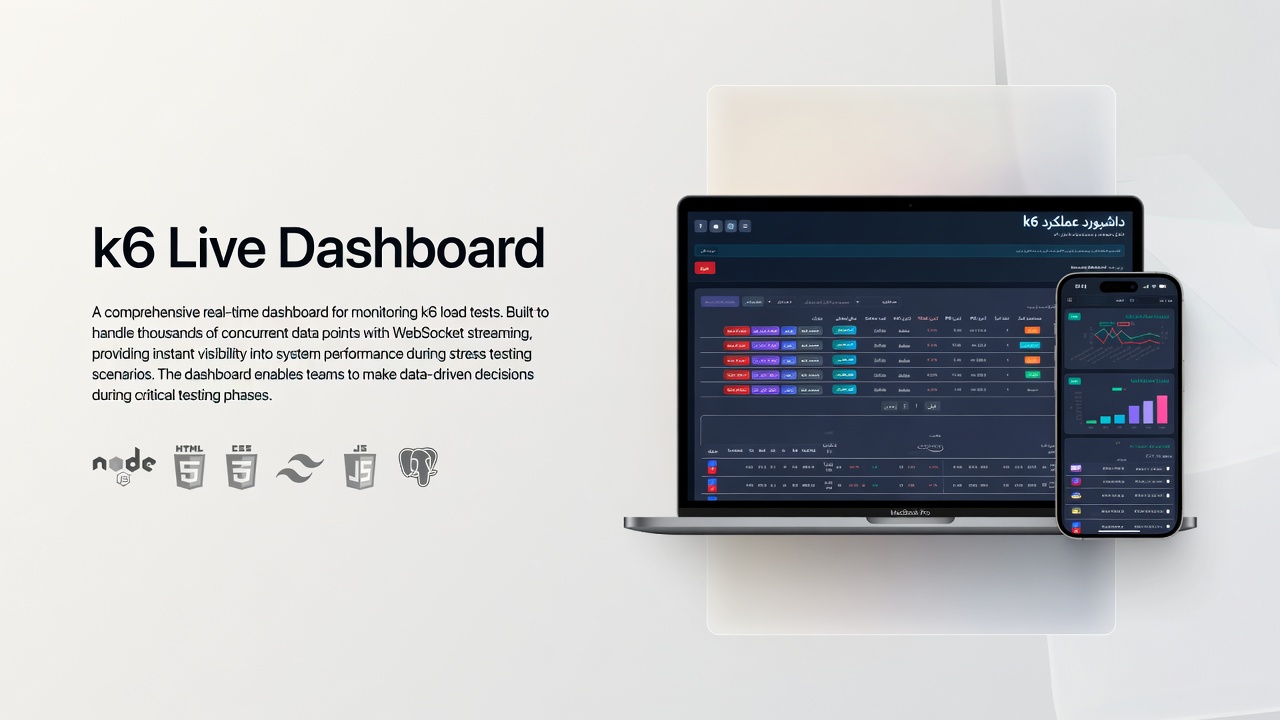 k6 Live Dashboard
